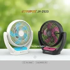 JYSUPER JY-2523 AC/DC Rechargeable Portable Desk Fan